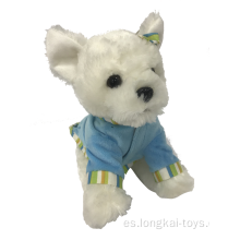 Perro de peluche blanco en venta